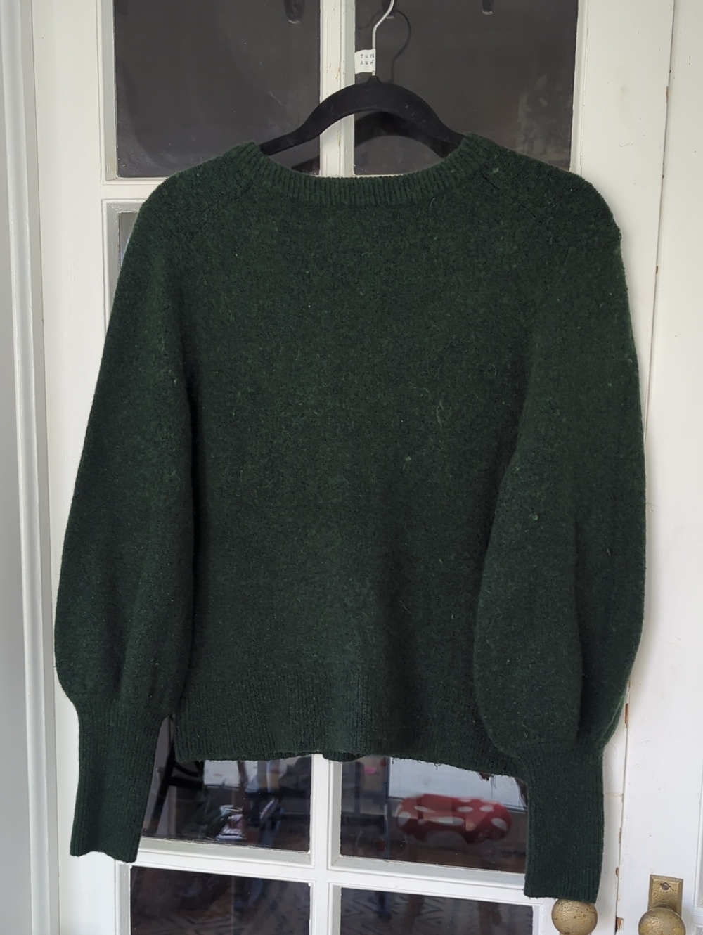 Madewell - Dark Green V-Neck Sweater - Picture 6 of 10